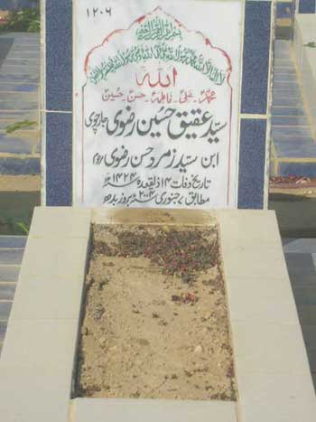 1206 – Syed Aqiq Hassan Rizvi Jarchvi
