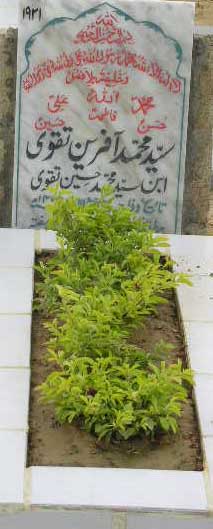 1921 – SYED MOHD AFREEN TAQVI