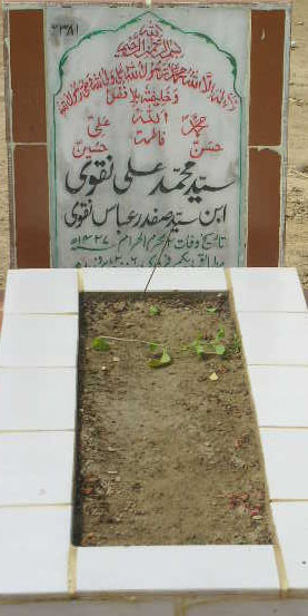 2381 – SYED MOHD ALI NAQVI S/O SYED SAFDAR ABBAS NAQVI