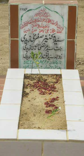 2384 – SYEDA KANEEZ SUGHRA ZAIDI D/O SYED MURTAZA HUSSAIN