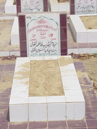 945 – Syedda Tehzeeb Fatima Naqvi