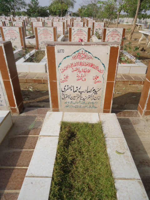 6070 – Syed Masahib Raza Jaffery