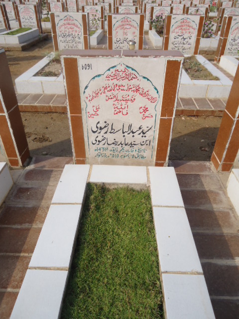 6091 – Syed Abdul Basit Rizvi