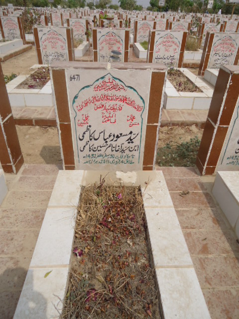 6471 – Syed Masood Abbas Kazmi
