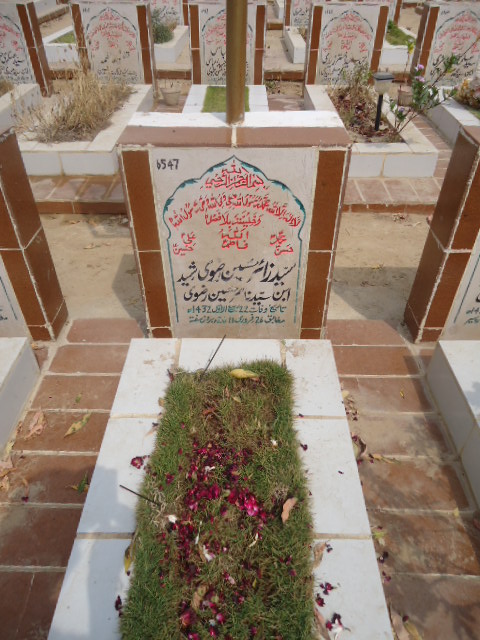 6547 – Syed Zair Hussain Rizvi Shaheed
