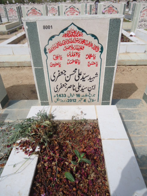 8001 – Shaheed Syed Ali Mohsin Jaffery