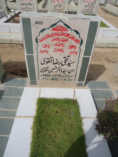 8023 – Syed Taqi Raza Taqvi
