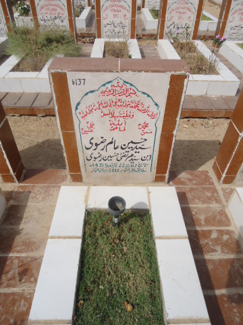 6137 – Syed Hussain Alam Rizvi
