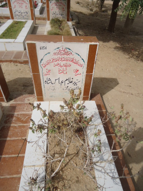 6156 – Syed Ghulam Abbas Shah