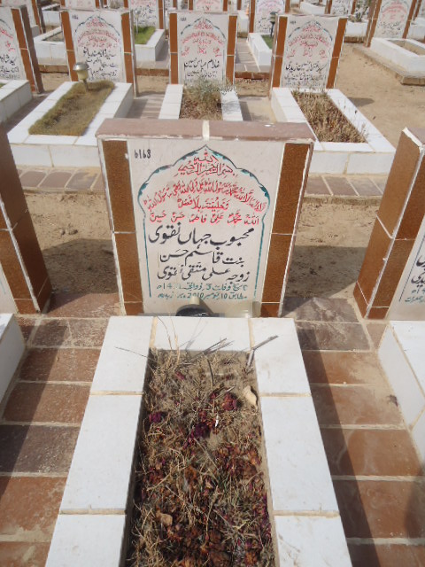 6168 – Mehboob Jahan Naqvi