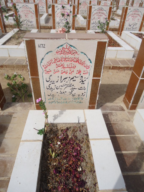 6172 – Syeda Naseem Zehra Zaidi