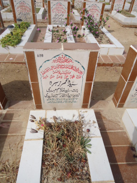 6198 – Syeda Qamar Zehra