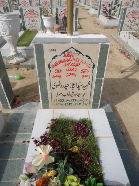 8142 – Shaheed Syed Ijaz Haider Rizvi
