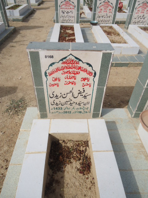 8168 – Syed Faiz Ul Hasan Zaidi