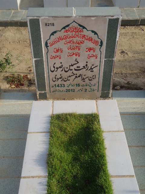 8218 – Syed Riffat Hussain Rizvi