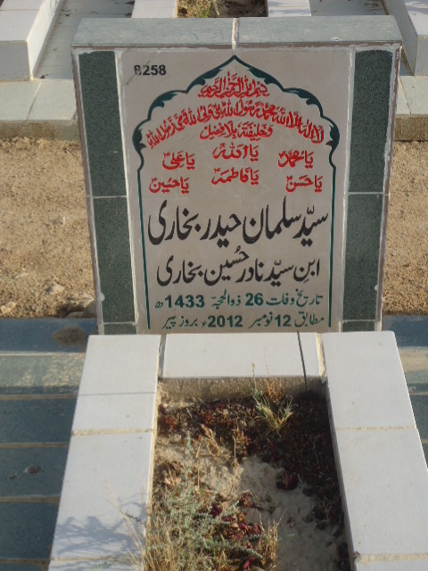 8258 – Syed Sulman Haider Bukhari