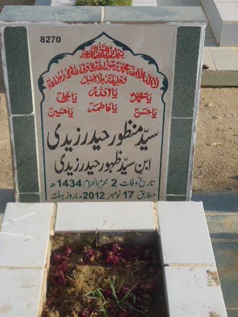 8270 – Syed Manzoor Haider Zaidi