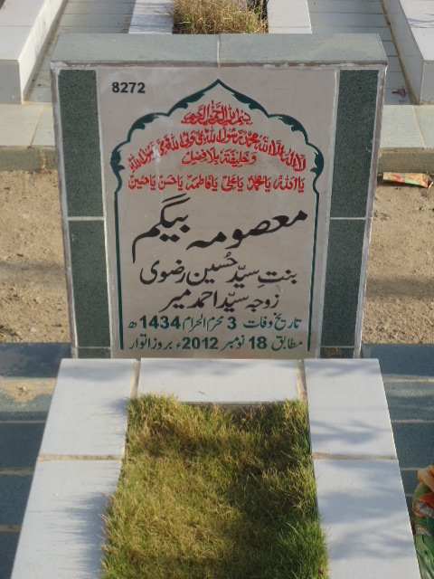8272 – Masooma Begum