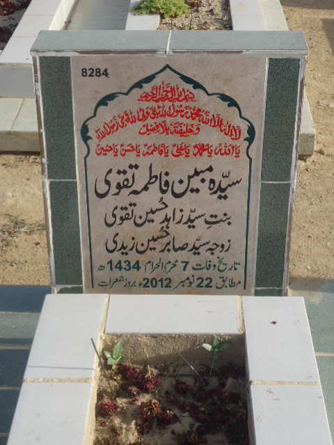 8284 – Syeda Mobeen Fatima Taqvi