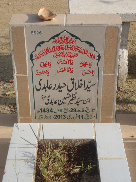 8626 – Syed Ikhlaq Haider Abidi