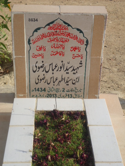 8634 – Shaheed Syed Anwar Abbas Rizvi
