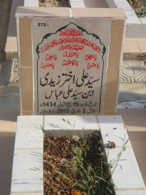 8701 – Syed Ali Akhtar Zaidi