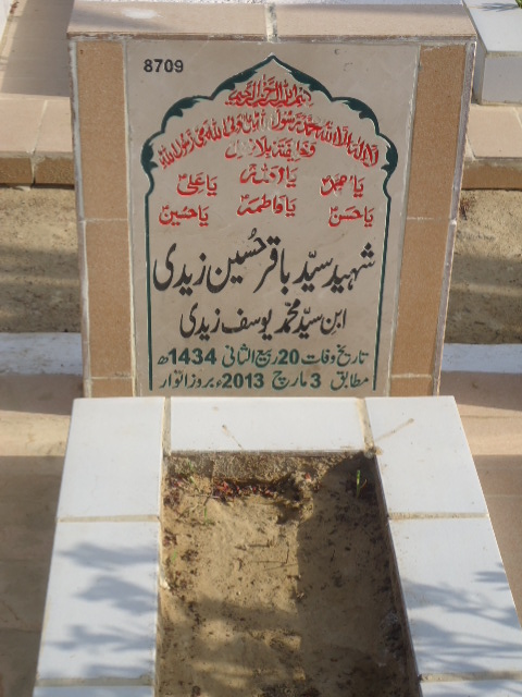 8709 – Shaheed Syed Baqar Hussain Zaidi