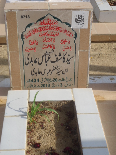 8713 – Shaheed Syed Kashif Abbas Abidi