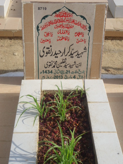 8719 – Shaheed Syed Karar Haider Naqvi