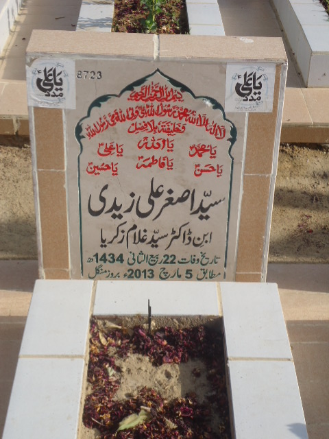 8723 – Syed Asghar Ali Zaidi