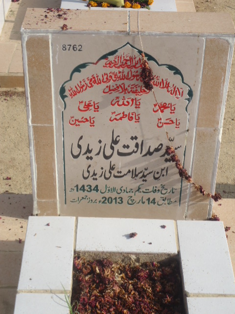 8762 – Syed Sadaqat Ali Zaidi