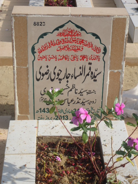 8823 – Syeda Qamar Un Nisa Jarchavi Rizvi