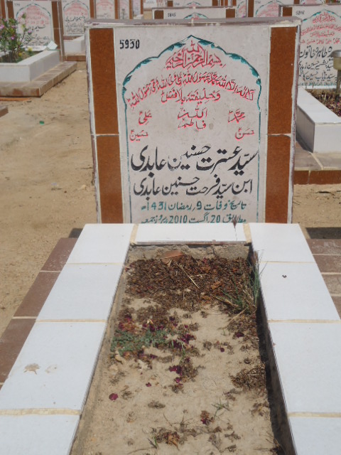 5930 – Syed Itrat Hsanain Abidi