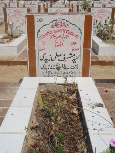 5931 – Syed Musharaf Ali Zaidi