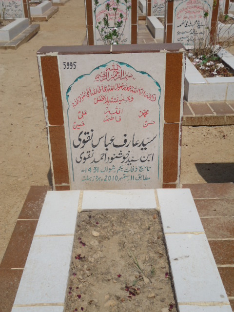 5995 – Syed Arif Abbas Naqvi