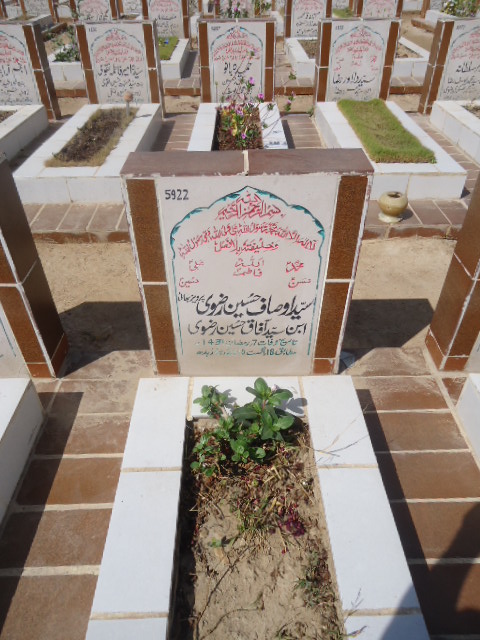 5922 – Syed Osaaf Hussain Rizvi
