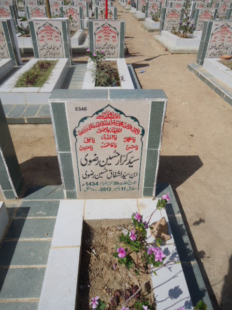 8346 – Syed Karar Hussain Rizvi