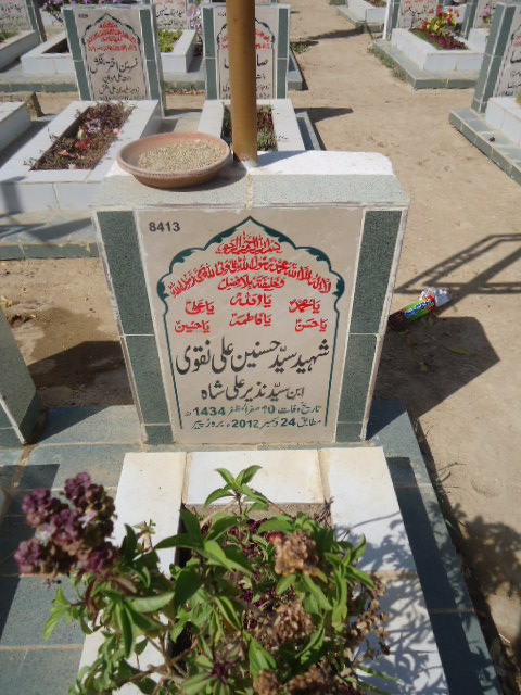 8413 – Shaheed Syed Hasnain Ali Naqvi