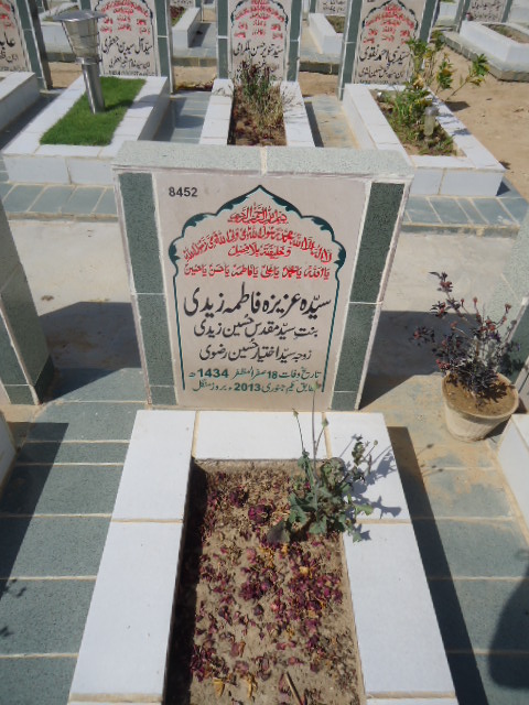 8452 – Syeda Aziza Fatima Zaidi