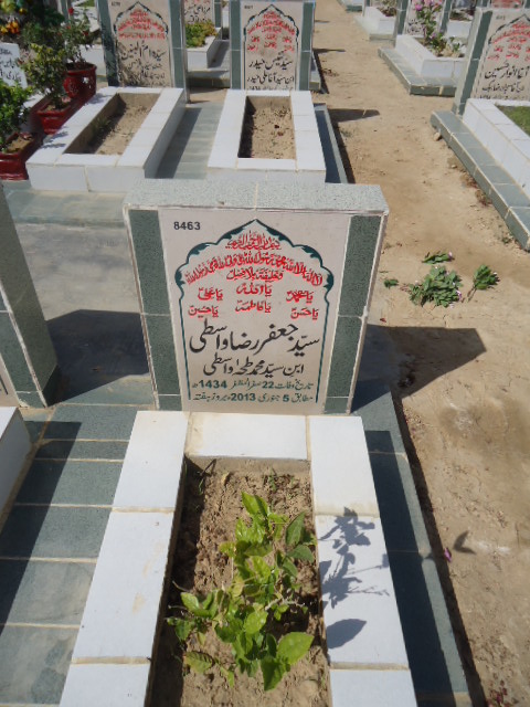 8463 – Syed Jaffar Raza Wasti