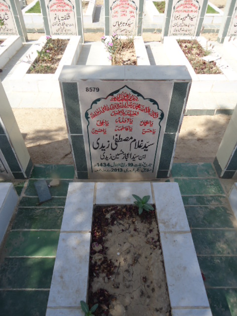 8579 – Syed Ghulam Mustafa Zaidi