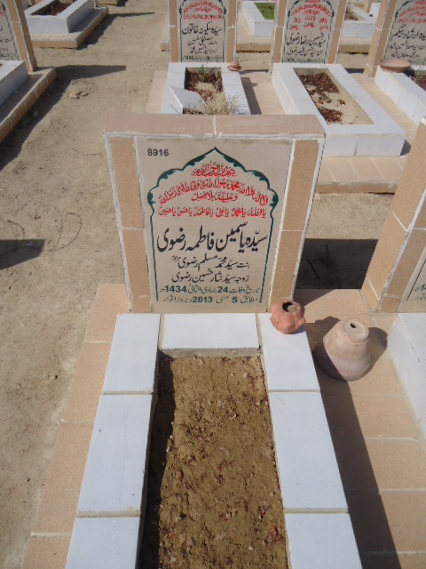 8916 – Syeda Yasmeen Fatima Rizvi