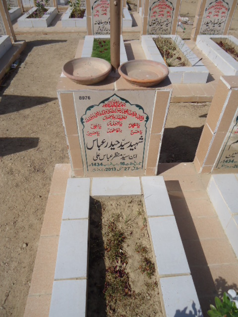 8976 – Shaheed Syed Haider Abbas