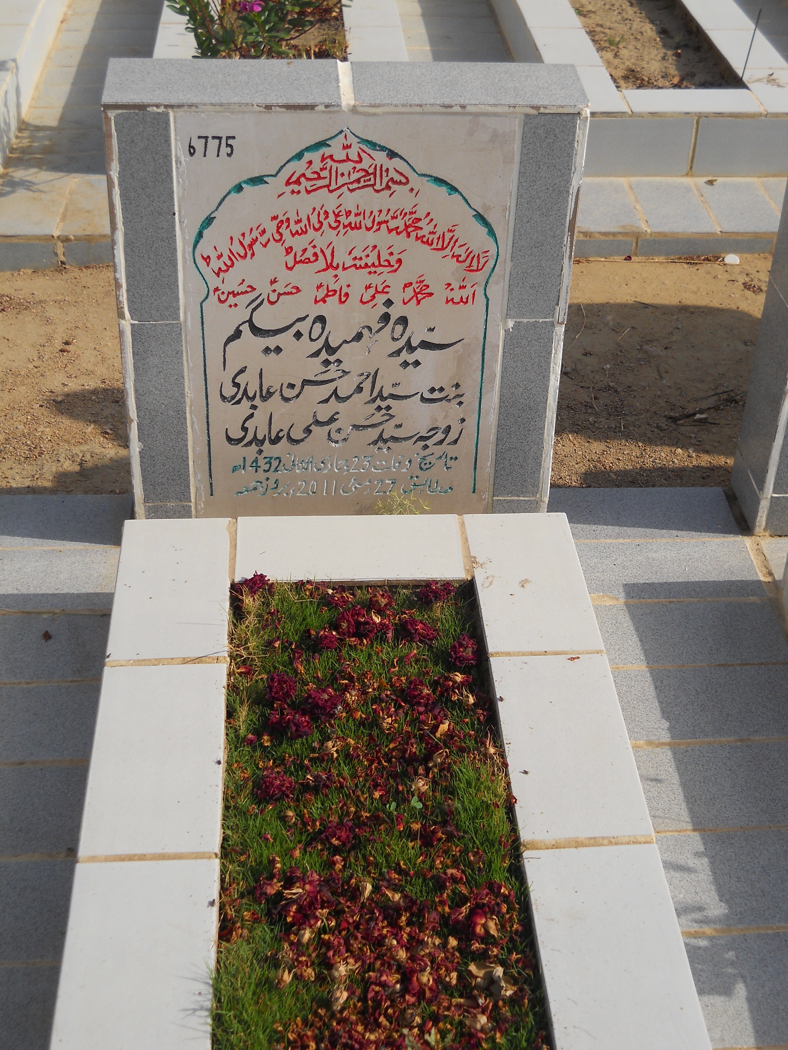 6775 – Syeda Fehmeeda Begum