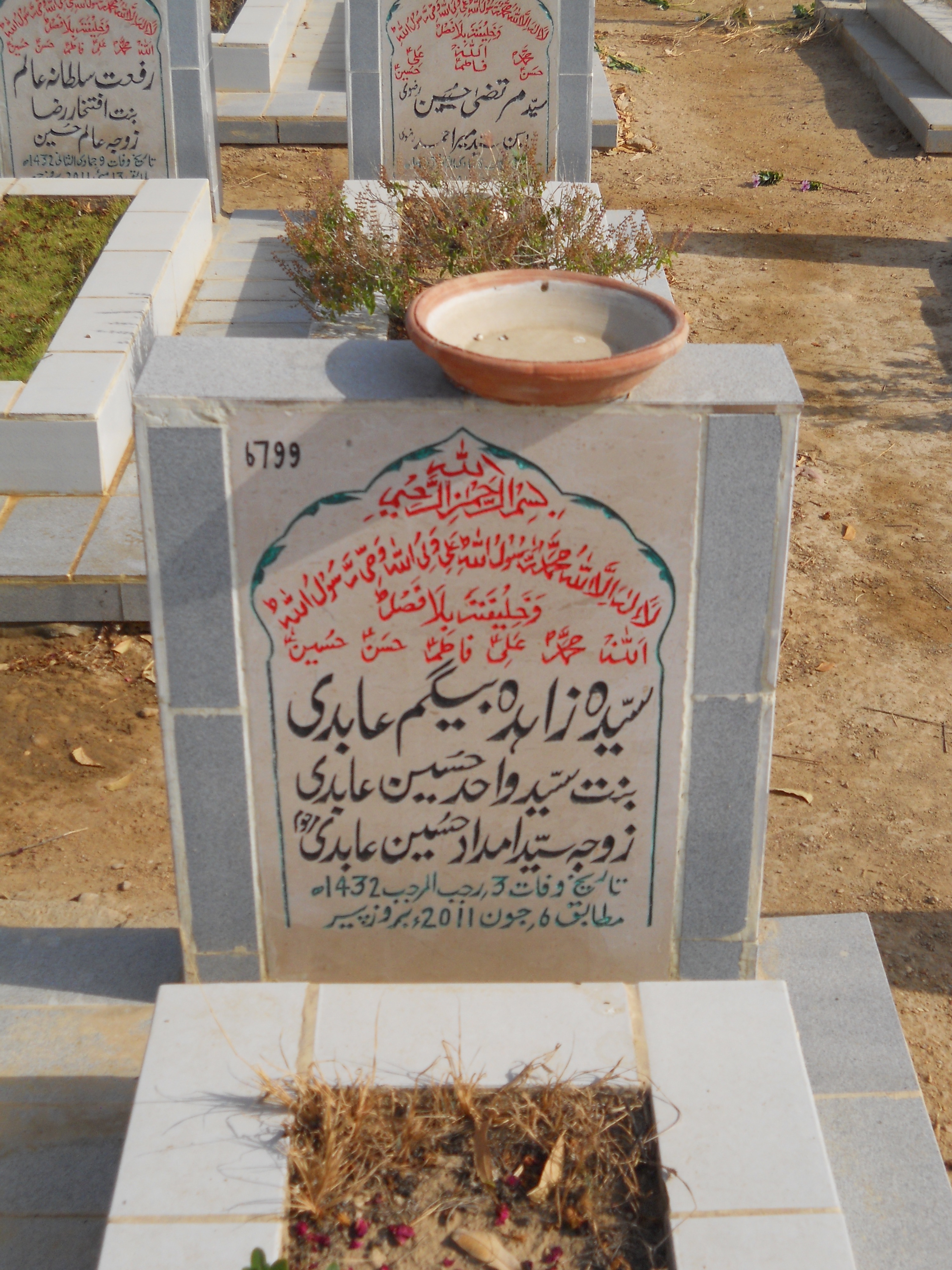 6799 – Syeda Zahida Begum Abidi