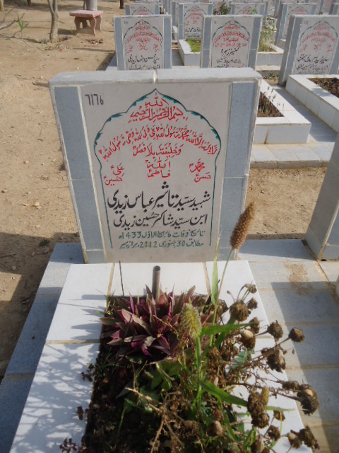 7176 – Shaheed Syed Taseer Abbas Zaidi