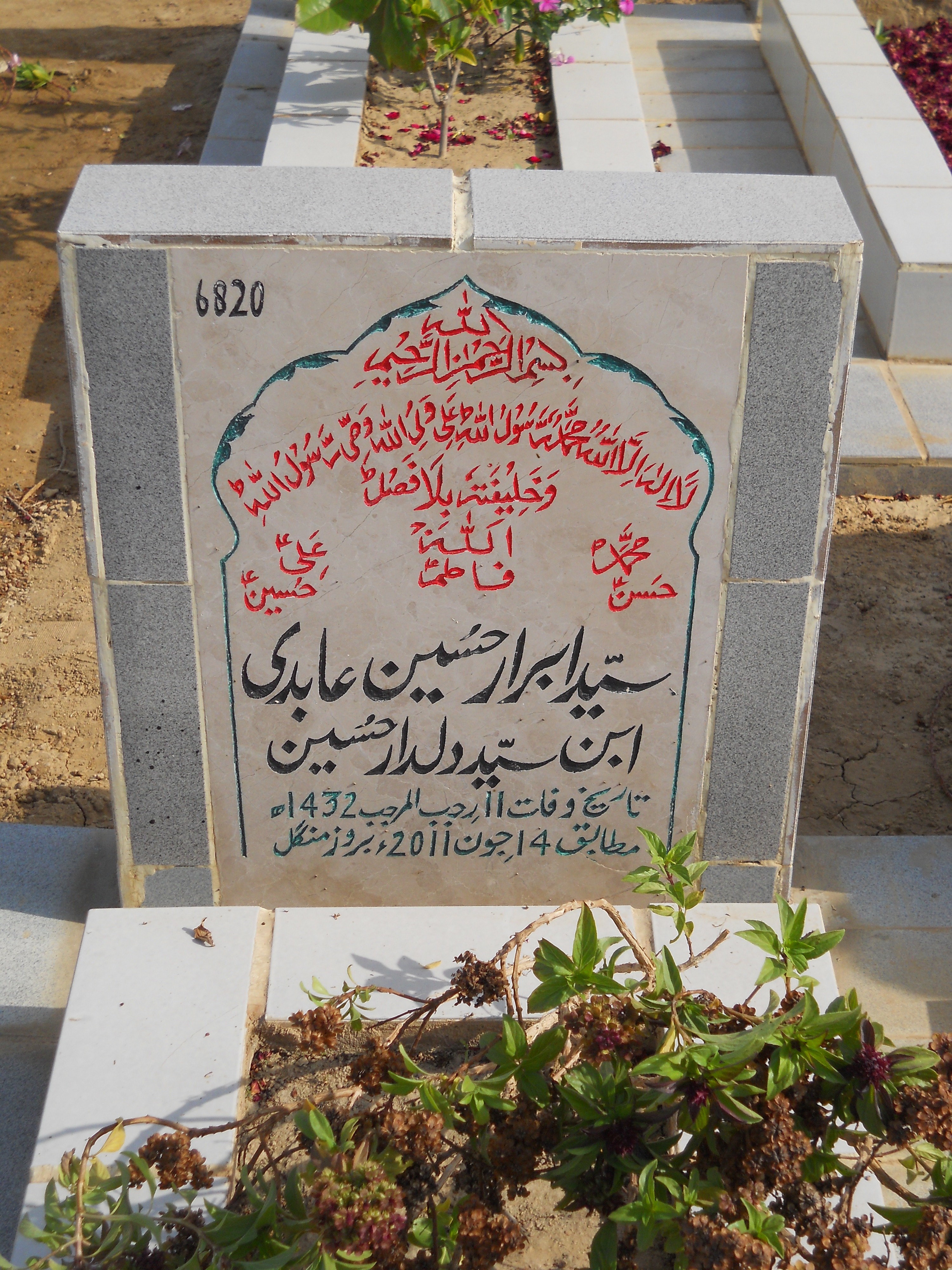 6820 – Syed Abrar Hussain Abidi