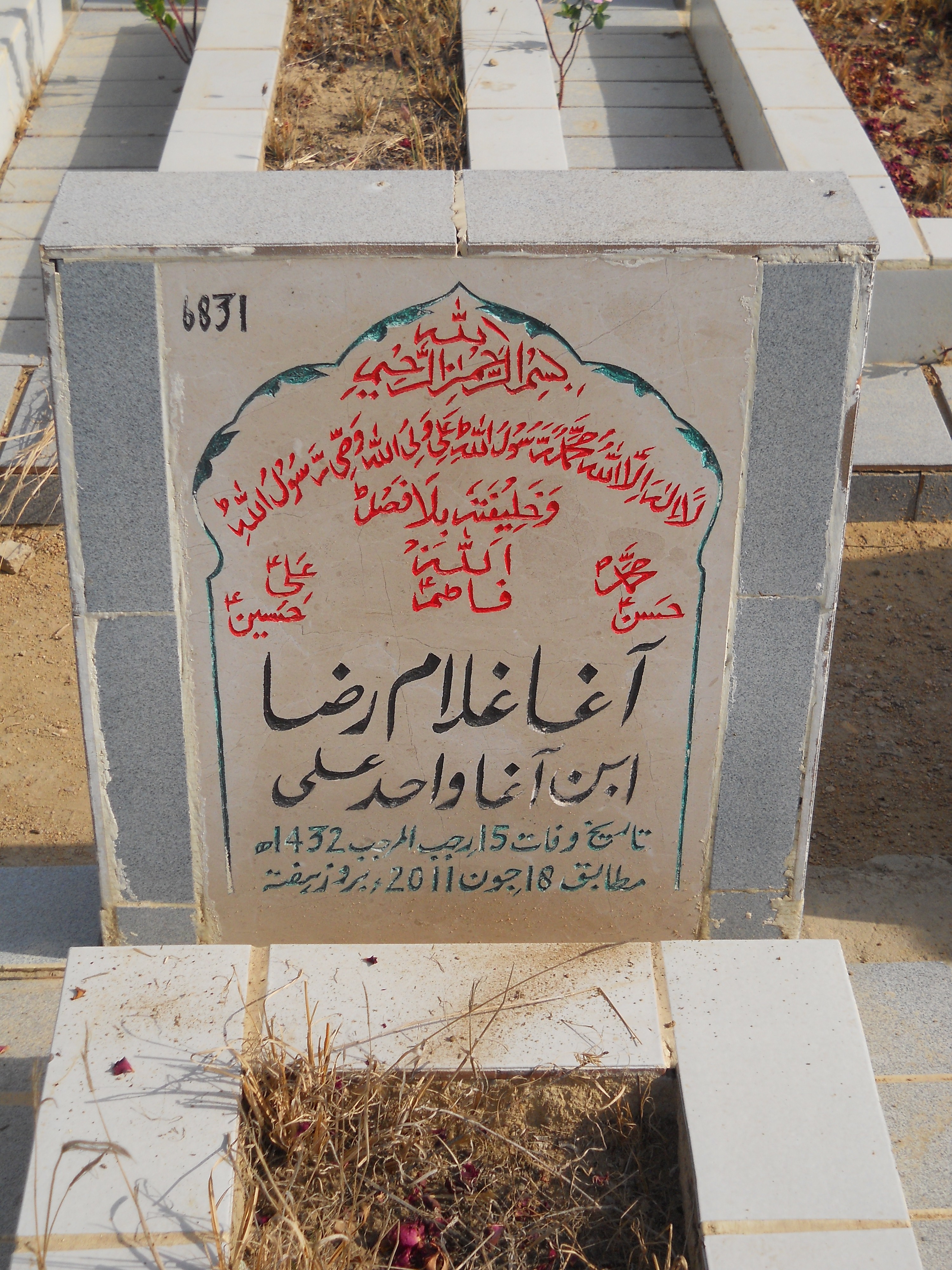 6831 – Agha Ghulam Raza