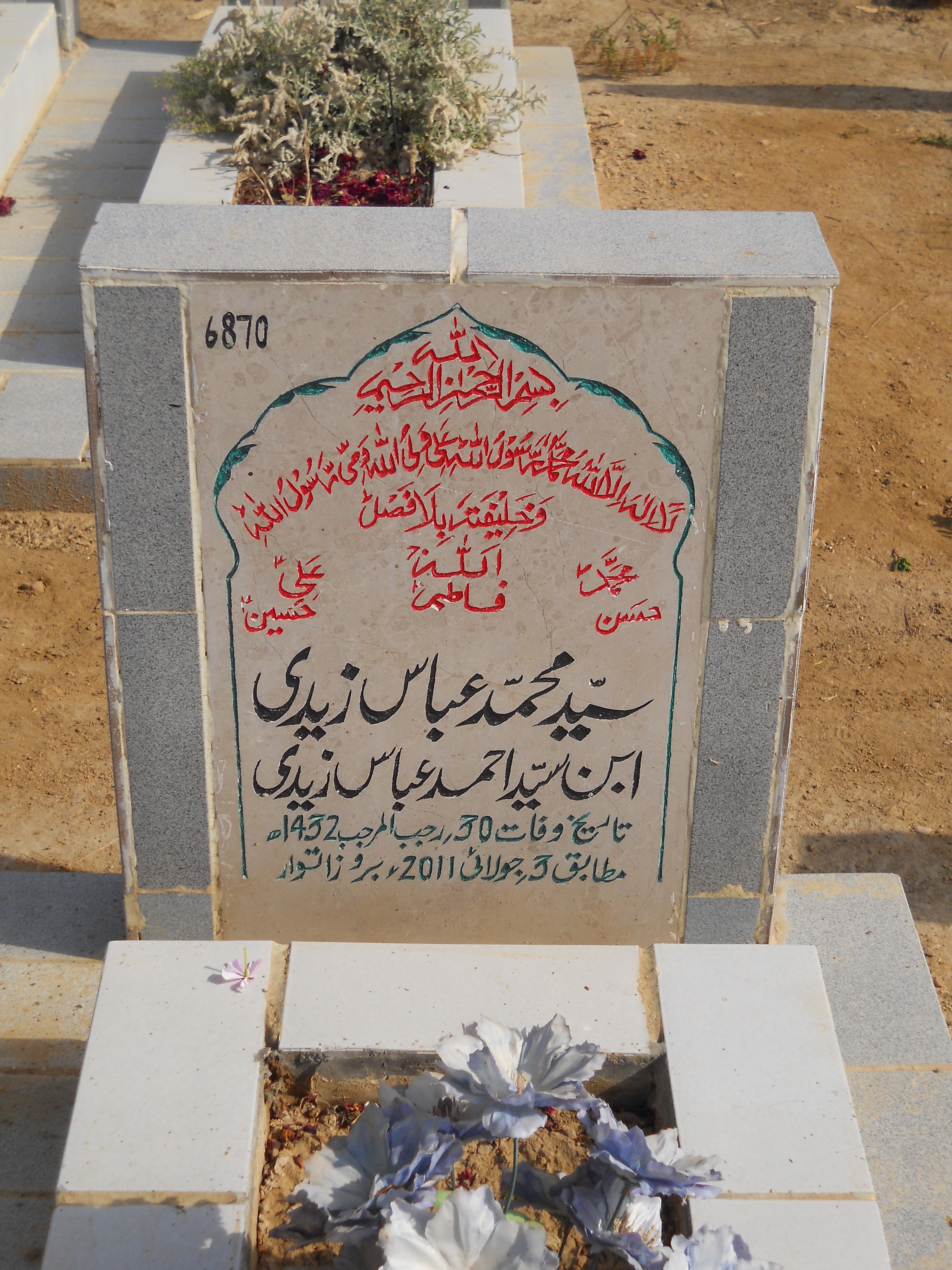 6870 – Syed Muhammad Abbas Zaidi