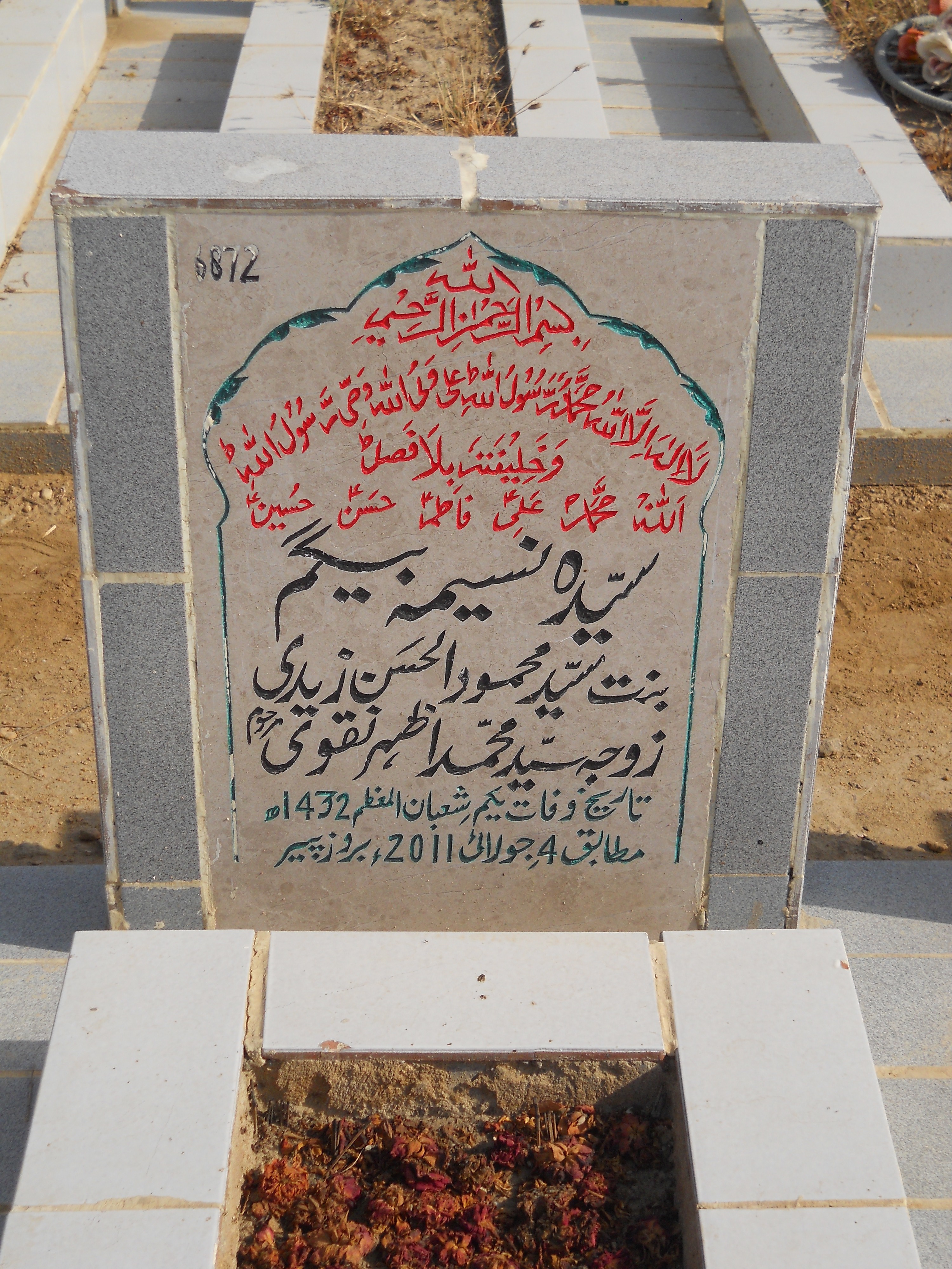 6872 – Syeda Naseema Begum
